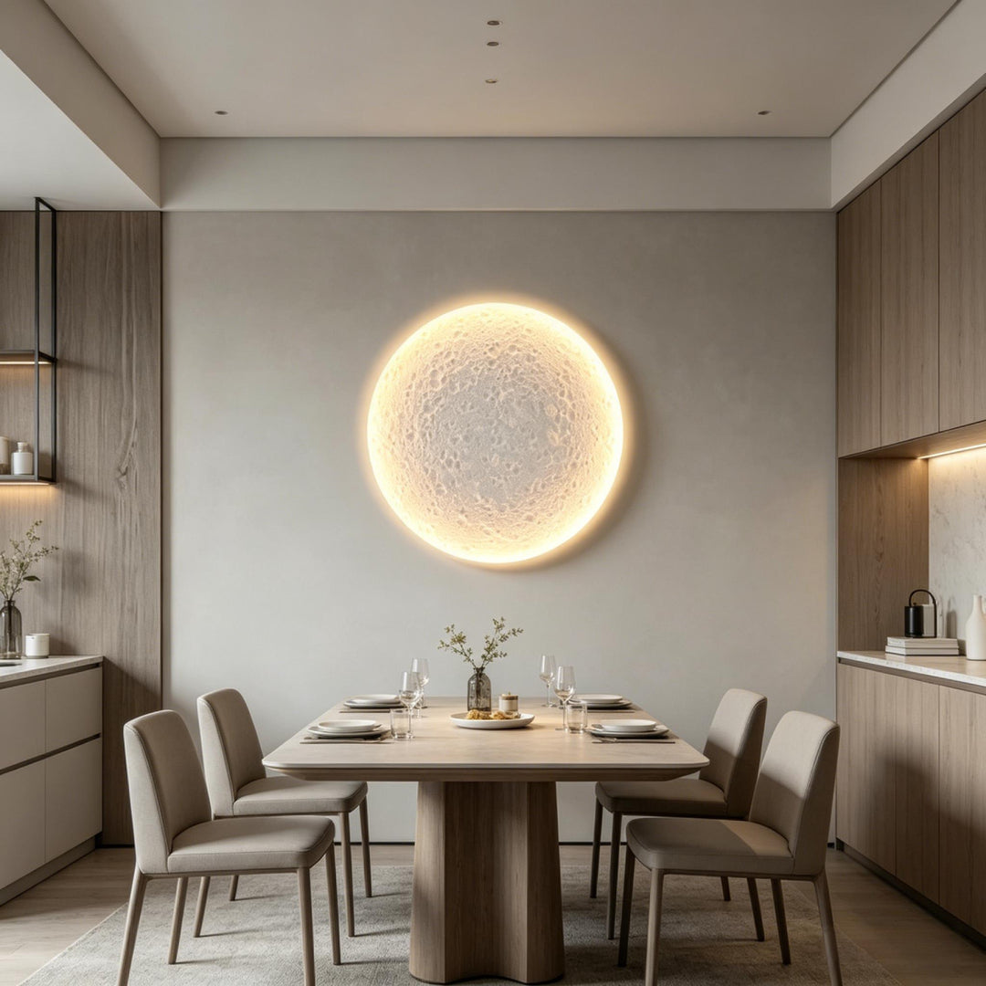 Recessed Lunar Plaster Wall Sconce 5