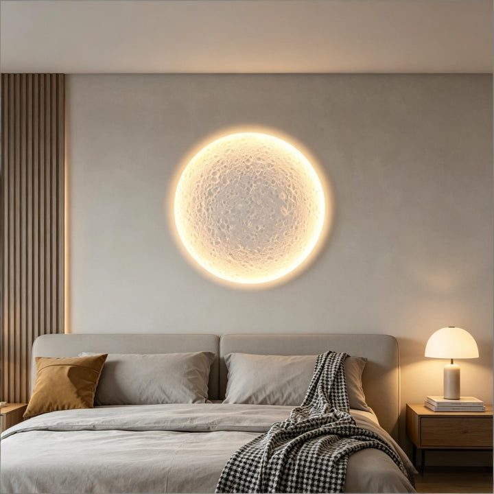 Recessed Lunar Plaster Wall Sconce 6