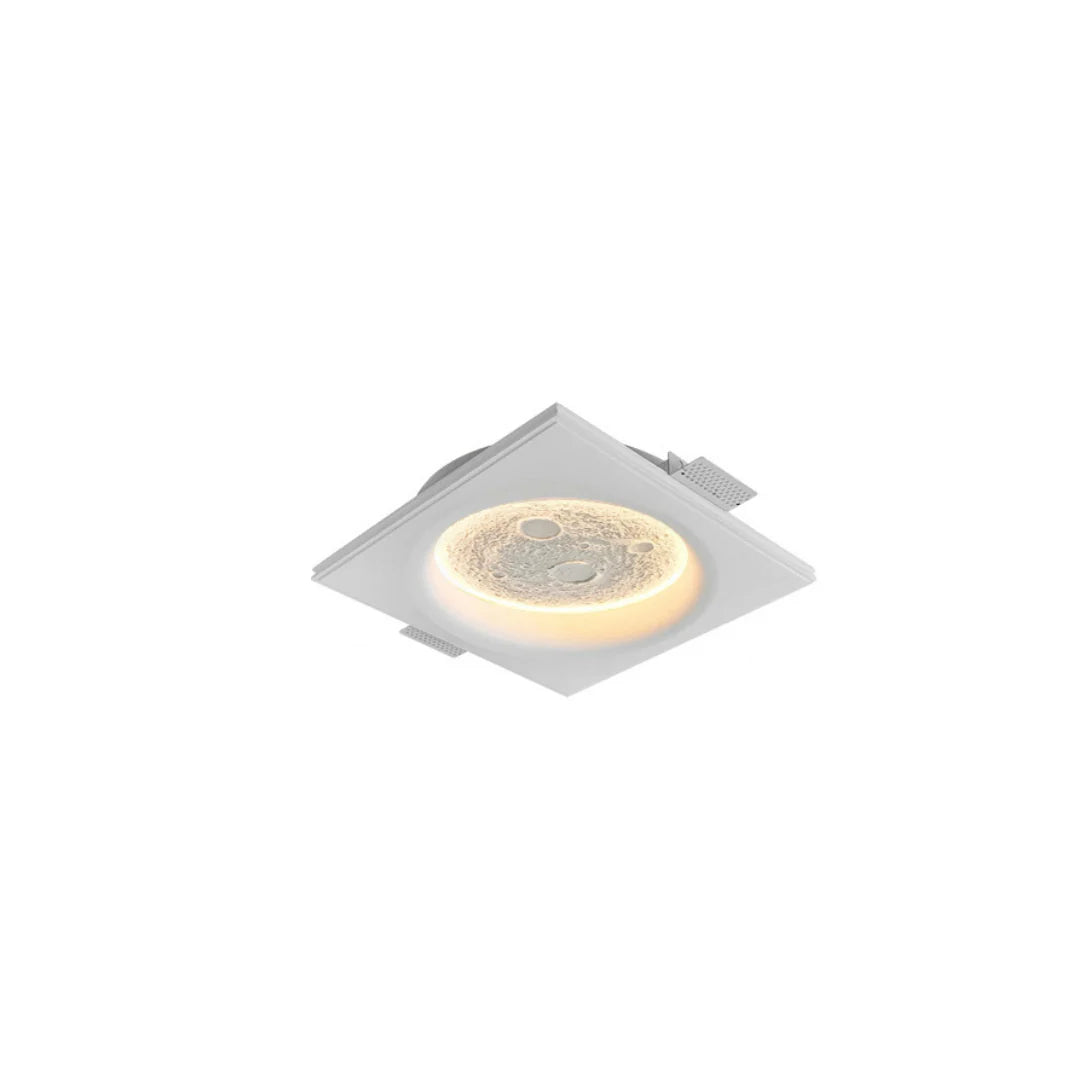 Recessed Moon Plaster Wall Lamp 15
