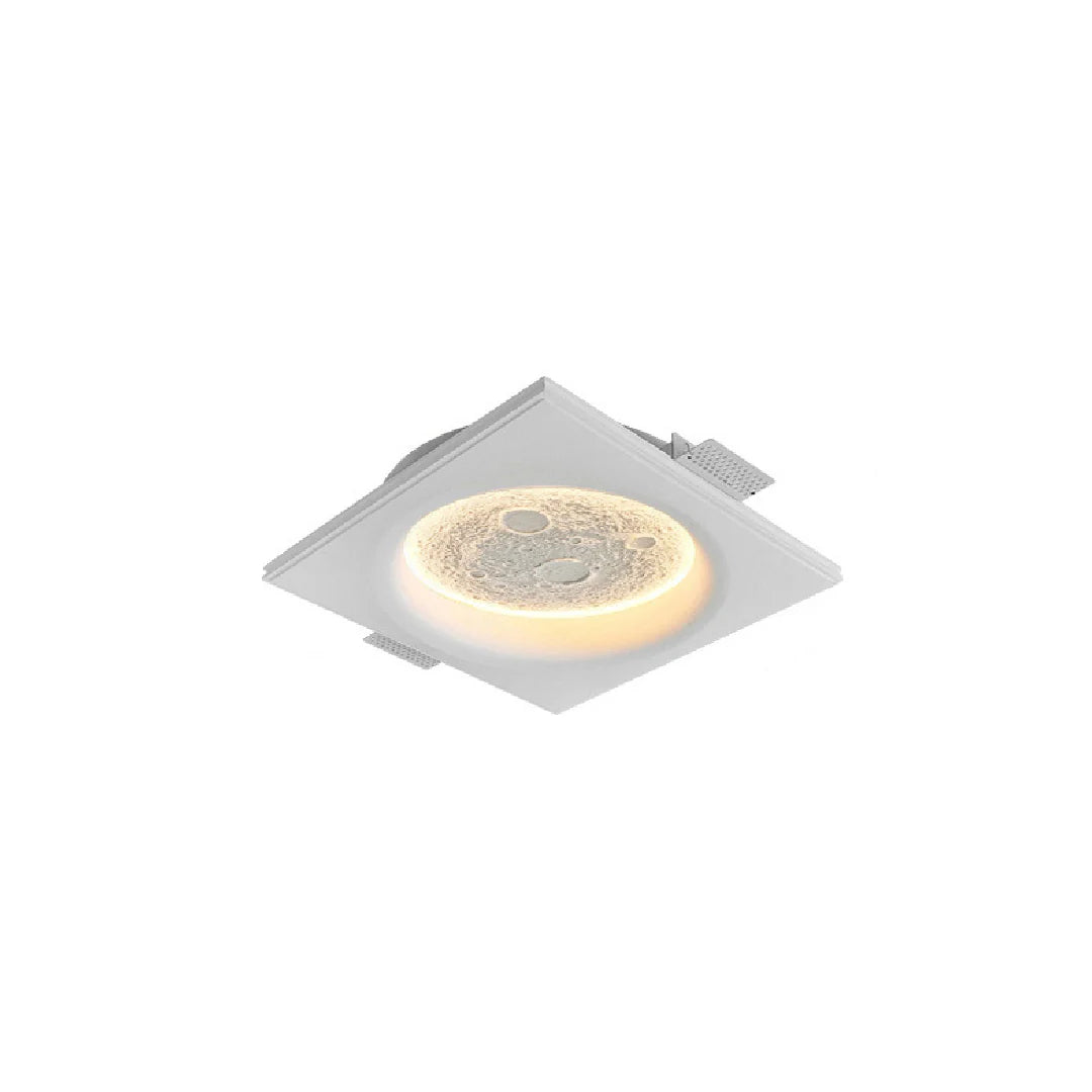 Recessed Moon Plaster Wall Lamp 17