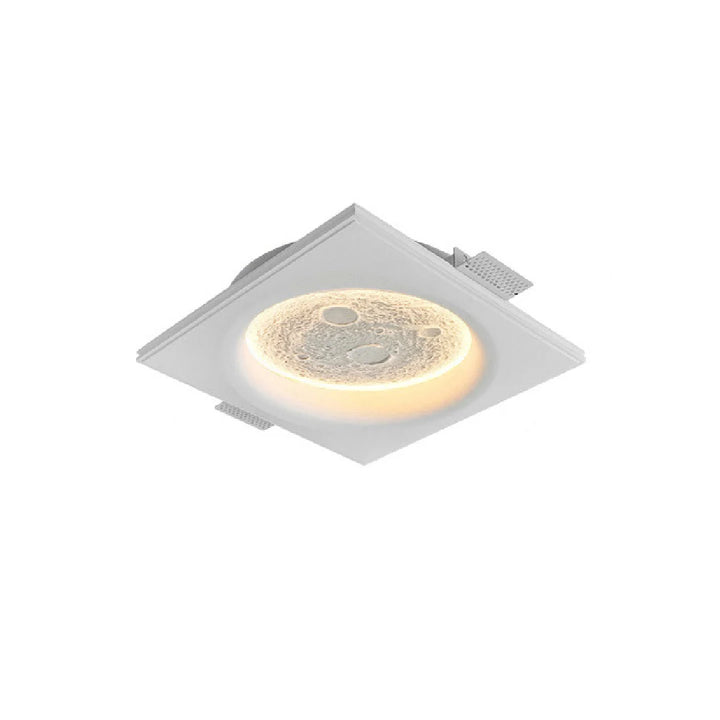 Recessed Moon Plaster Wall Lamp 19