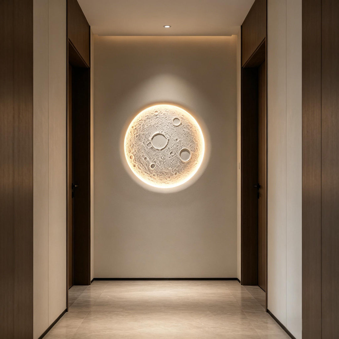 Recessed Moon Plaster Wall Lamp 6