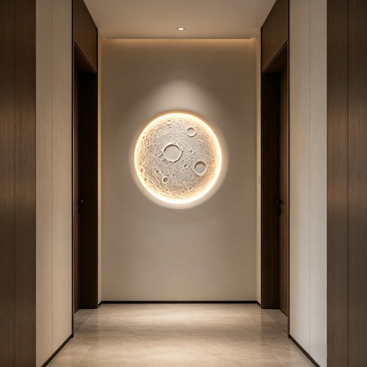Recessed Moon Plaster Wall Lamp 6