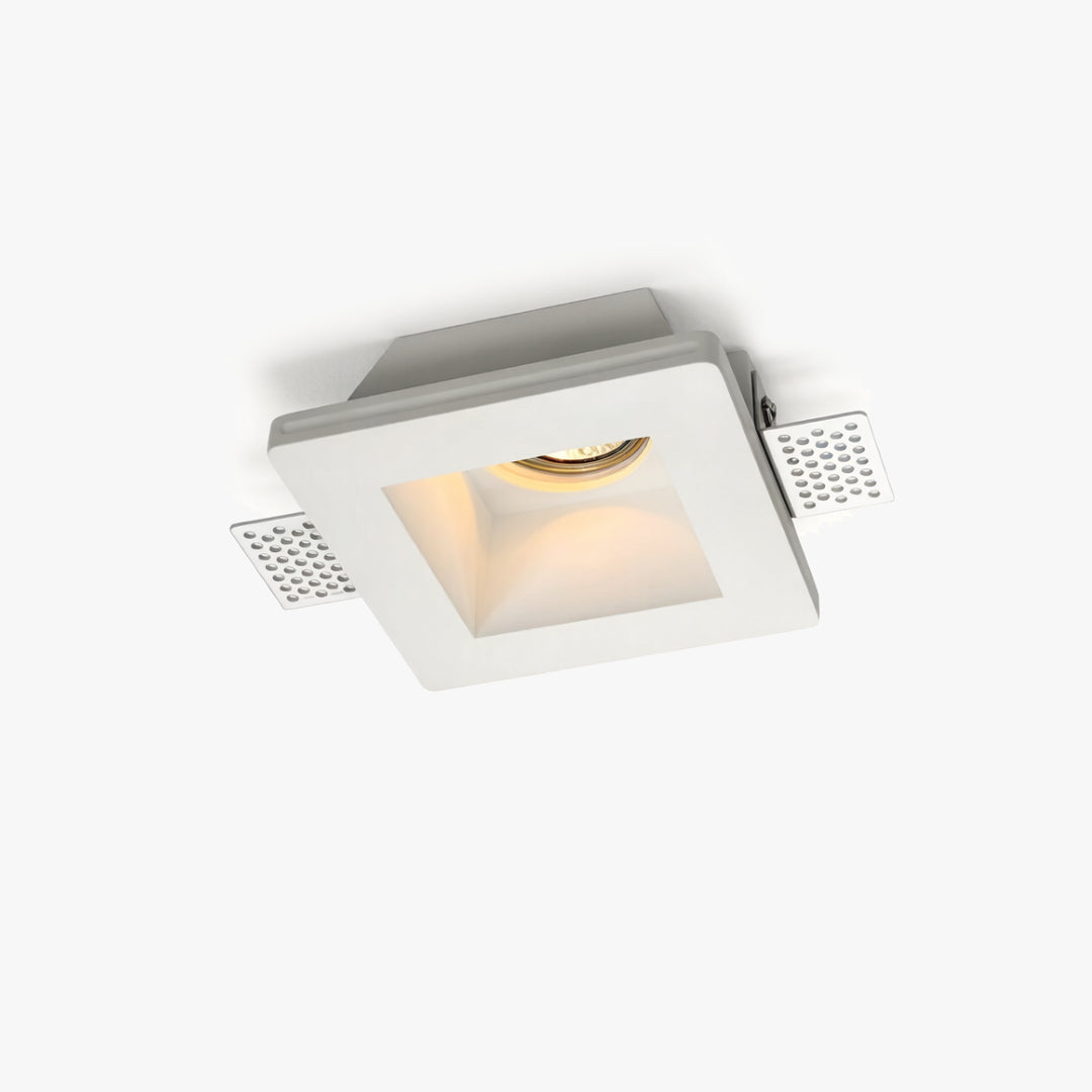 Recessed Square Plaster Ceiling Lamp 1