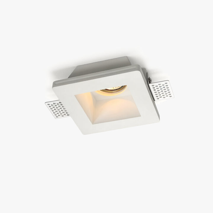 Recessed Square Plaster Ceiling Lamp 1