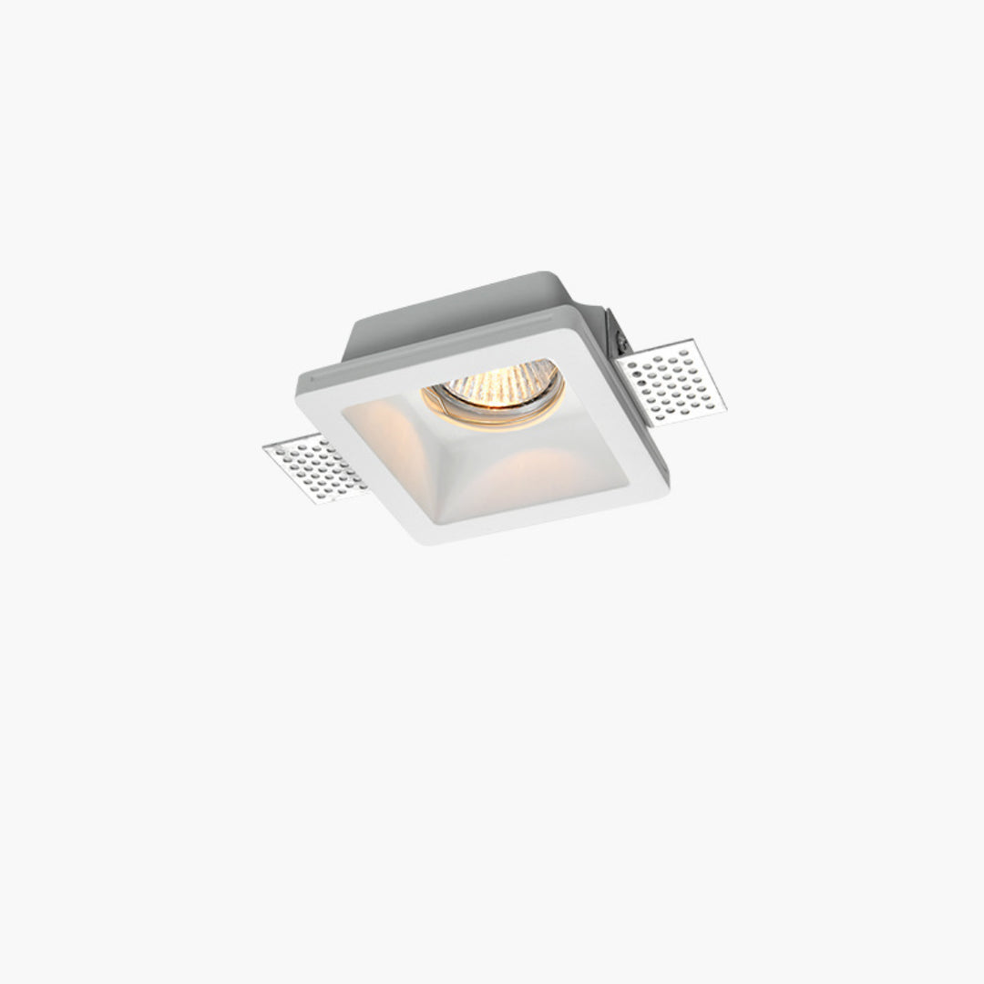 Recessed Square Plaster Ceiling Lamp 12