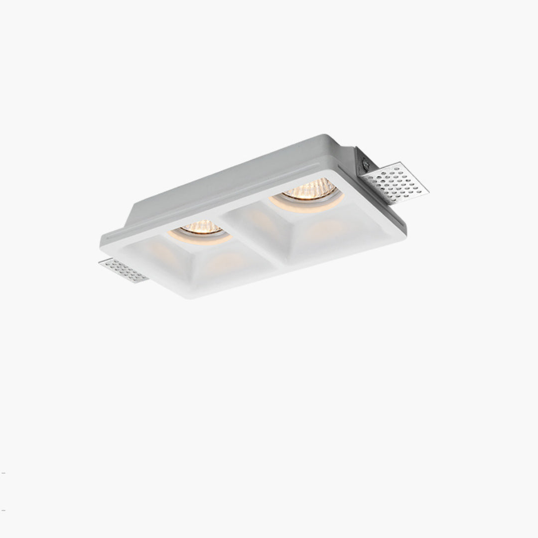 Recessed Square Plaster Ceiling Lamp 14