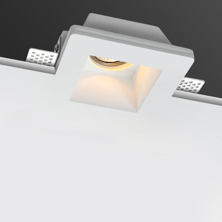 Recessed Square Plaster Ceiling Lamp 4