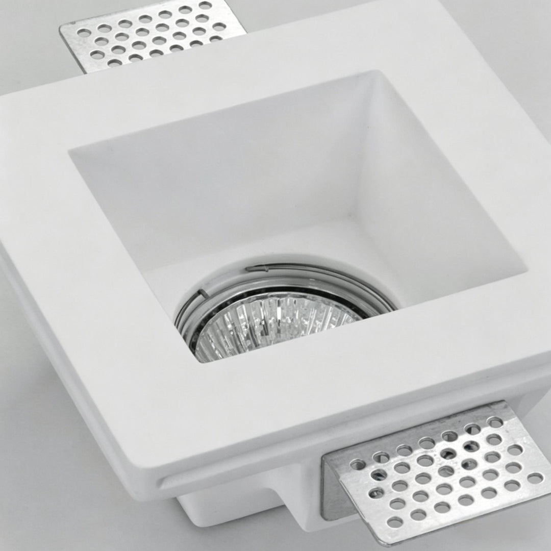 Recessed Square Plaster Ceiling Lamp 6