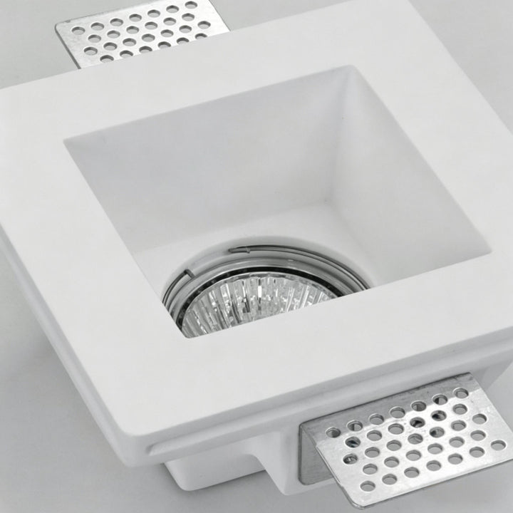 Recessed Square Plaster Ceiling Lamp 6
