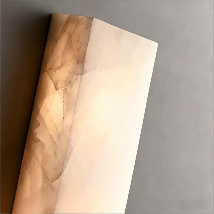Rectangular Alabaster Wall Sconce 14