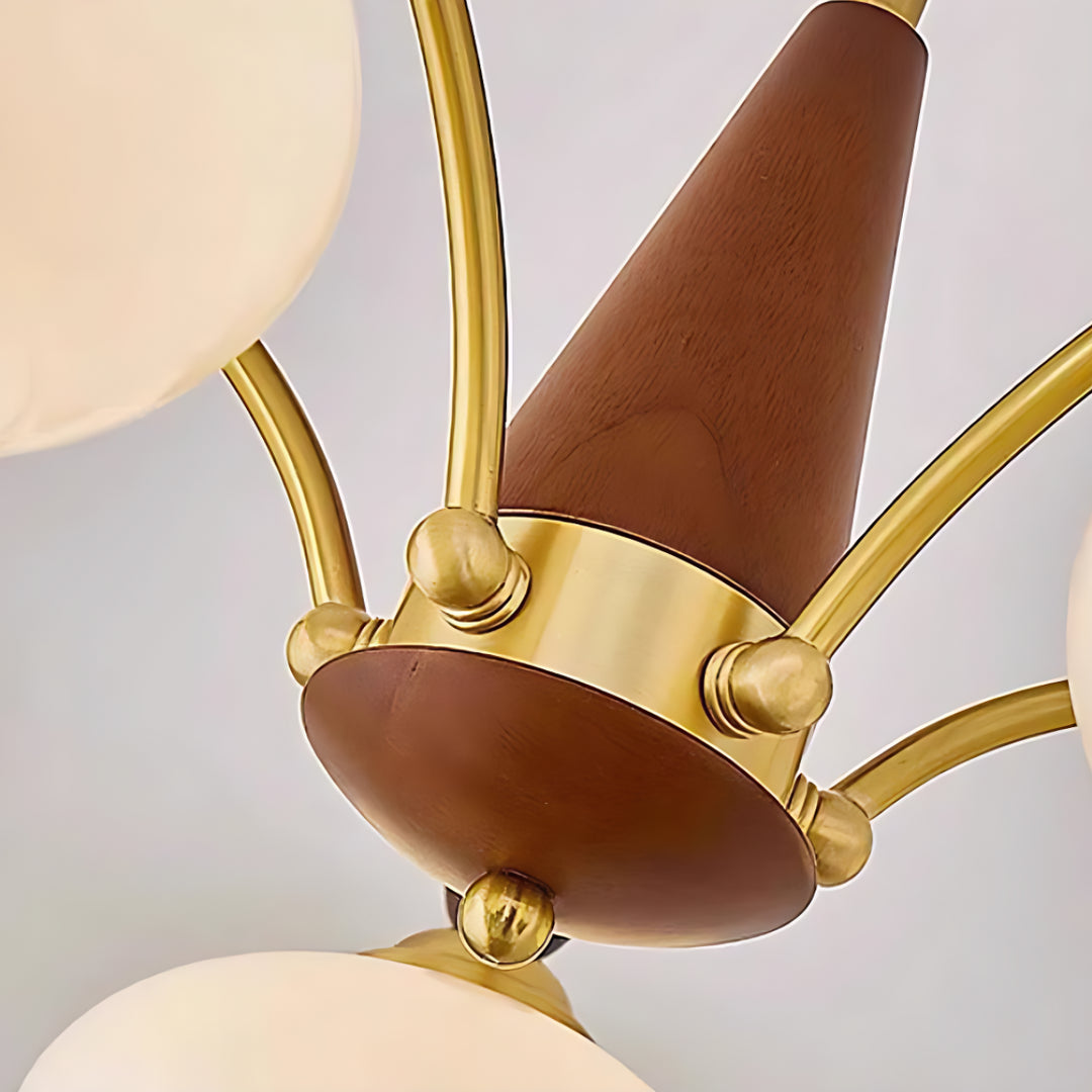 Retro Amber Chandelier 19