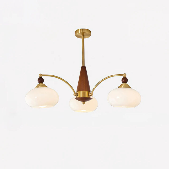 Retro Amber Chandelier