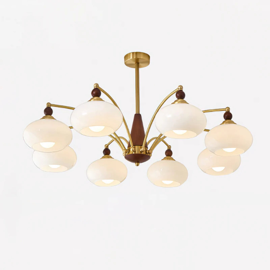 Retro Amber Chandelier