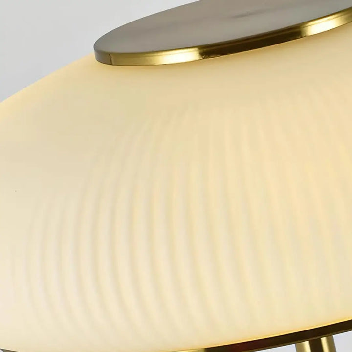 Retro Pleated Glass Floor Lamp 12