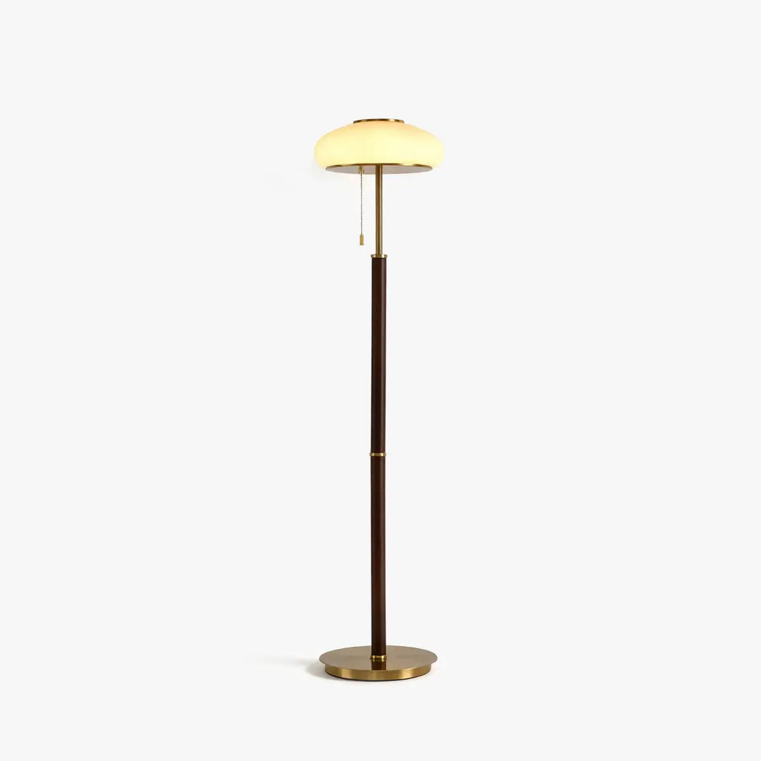 Retro Pleated Glass Floor Lamp 4
