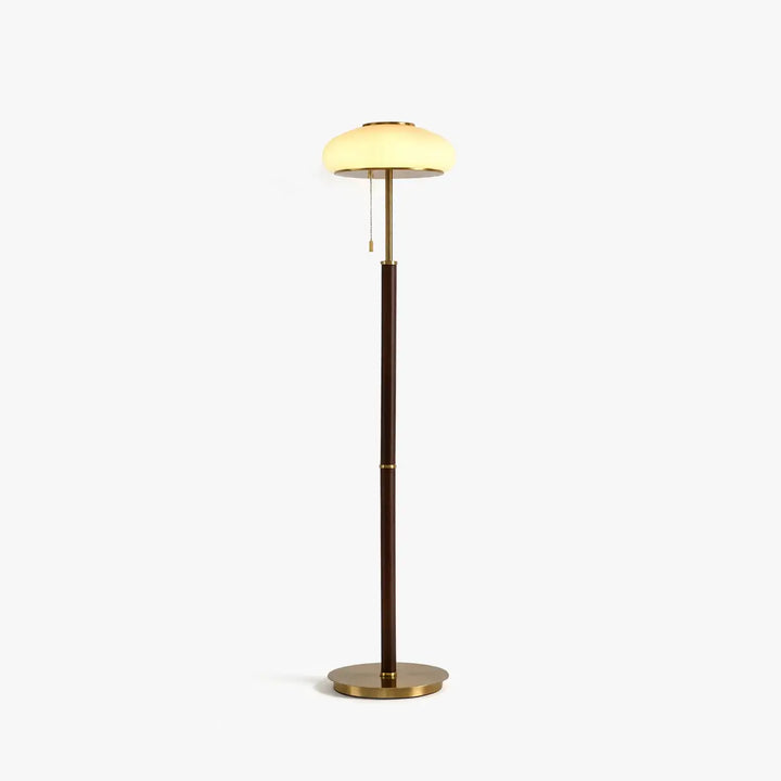 Retro Pleated Glass Floor Lamp 4
