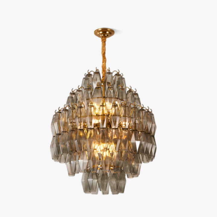 Rhombia Smoke Gray Chandelier 1