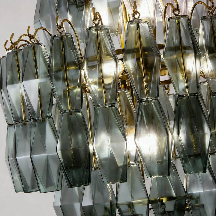 Rhombia Smoke Gray Chandelier 10