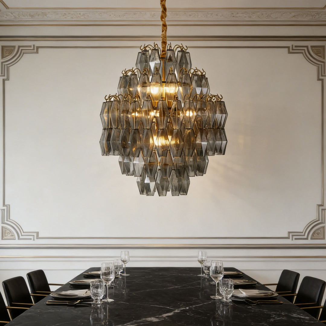 Rhombia Smoke Gray Chandelier 3
