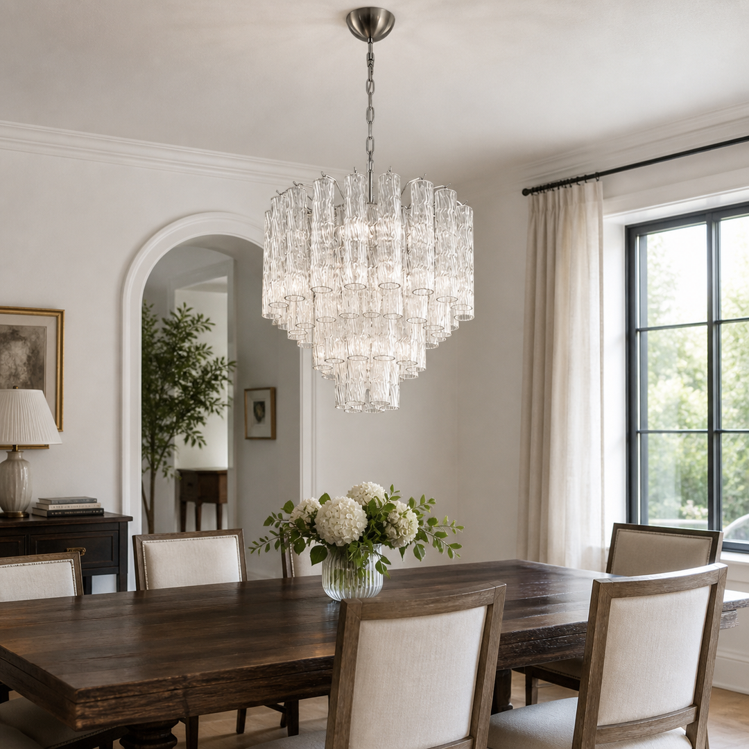 Rialto Murano Glass Chandelier 12