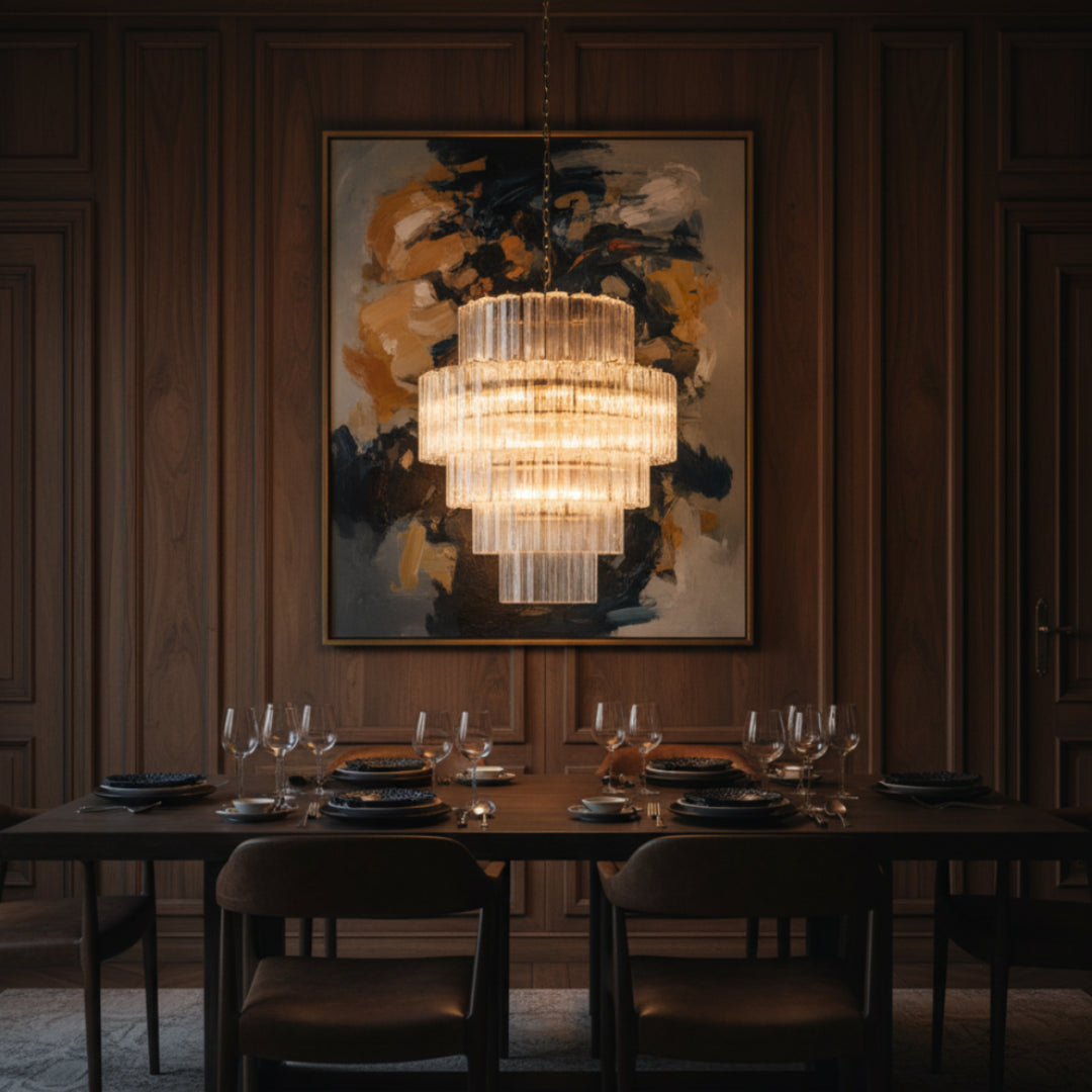 Rina Firenze Murano Glass Chandelier 5
