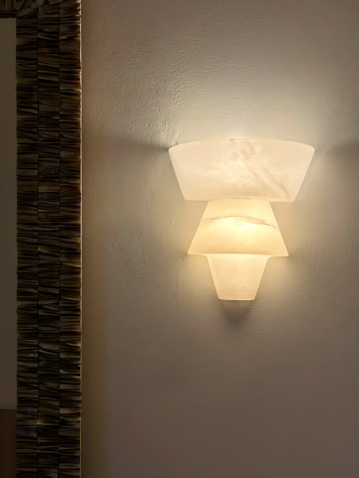 Rinkle Alabaster Wall Lamp