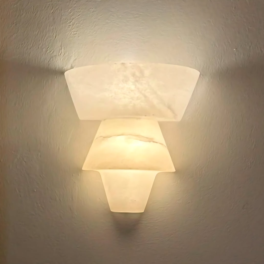 Rinkle Alabaster Wall Lamp
