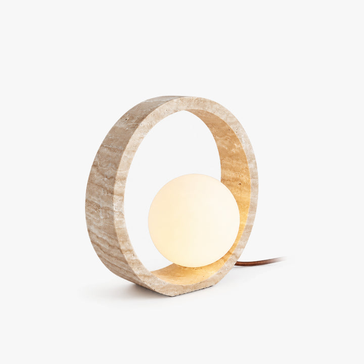Rivorla Travertine Ring Table Lamp 9