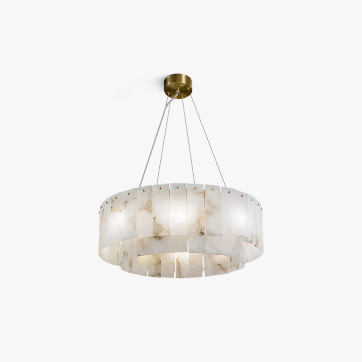 Lustre en albâtre de roche