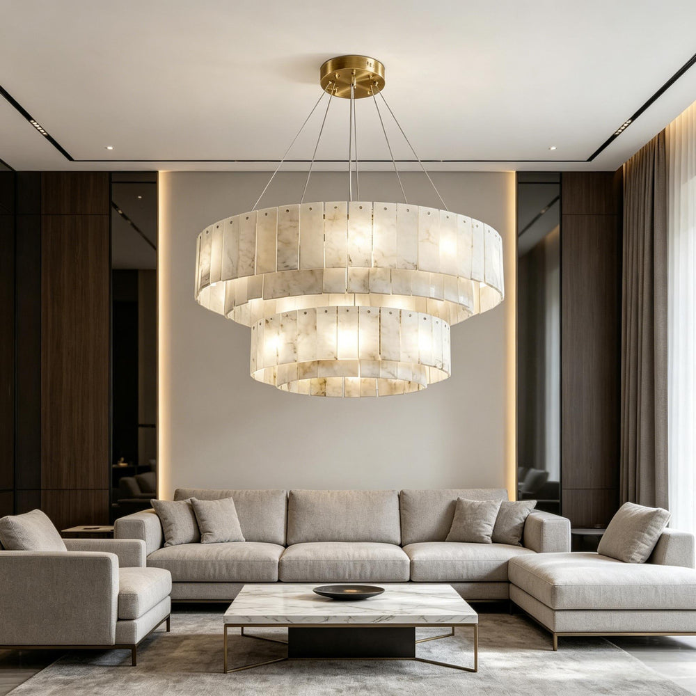 Rock Alabaster Chandelier 22