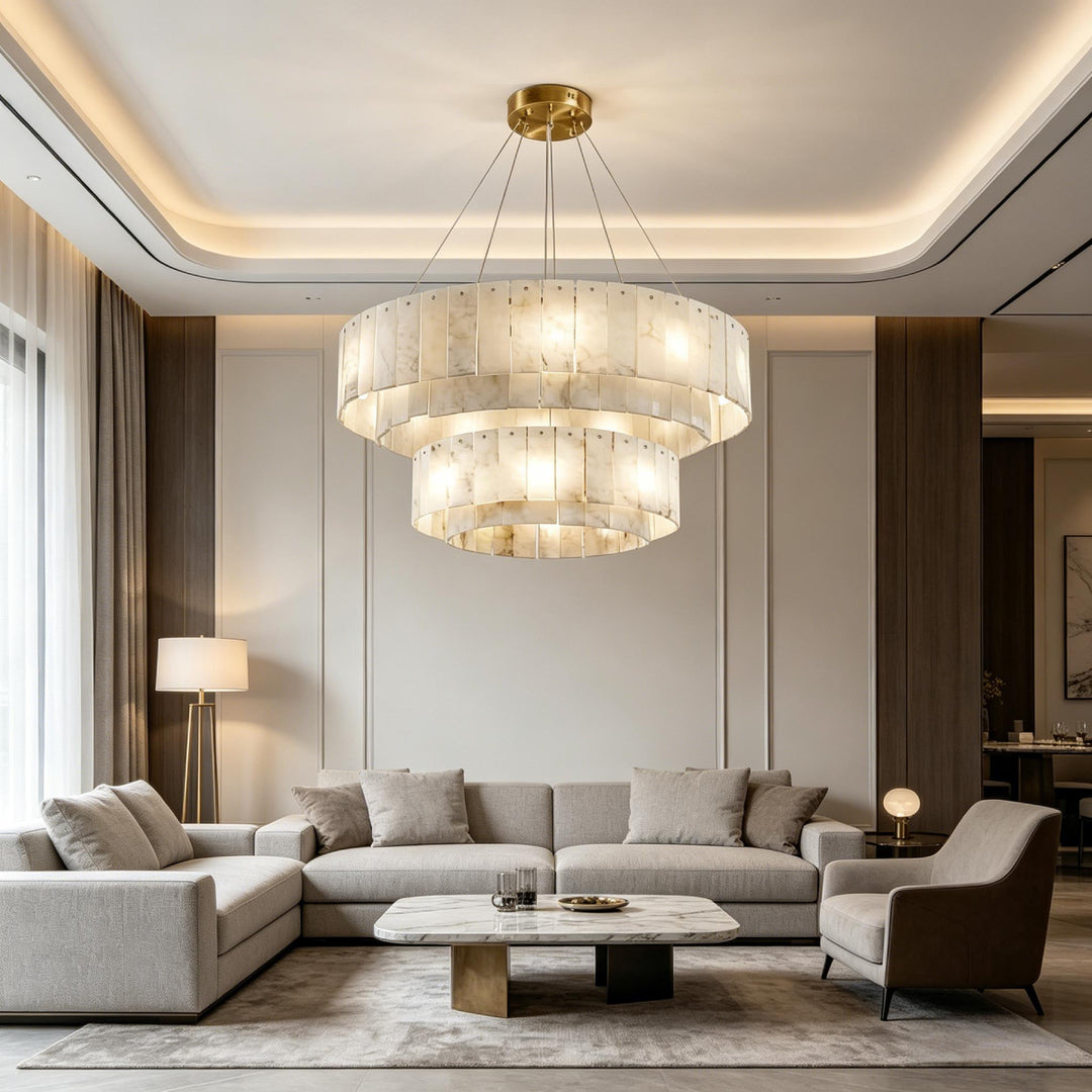 Rock Alabaster Chandelier 25