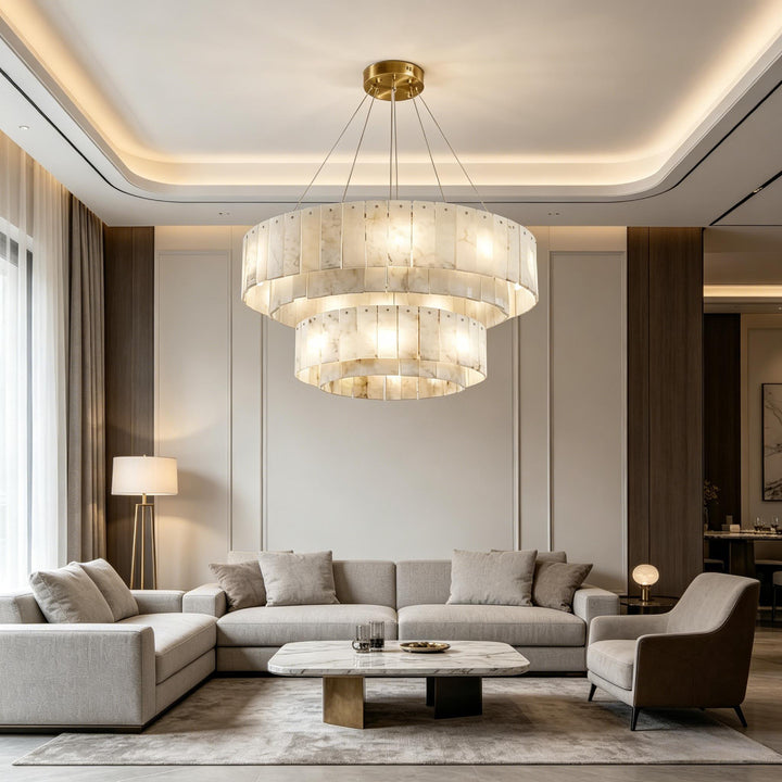 Rock Alabaster Chandelier 25