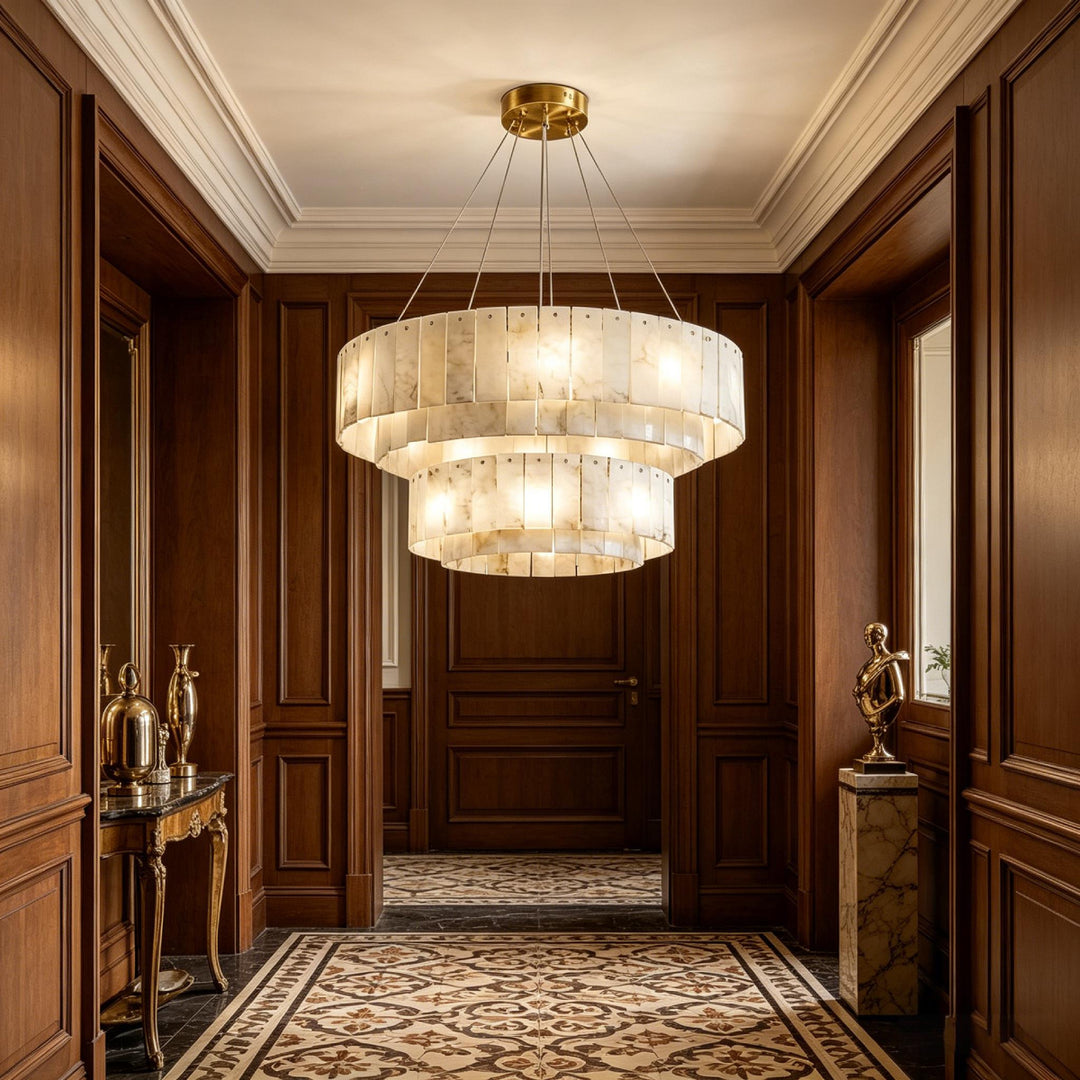 Rock Alabaster Chandelier 26
