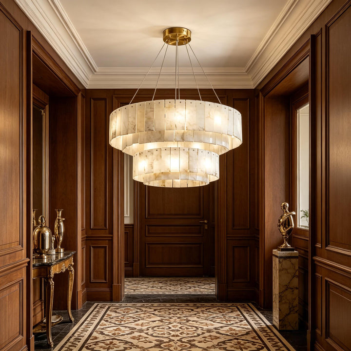 Rock Alabaster Chandelier 26