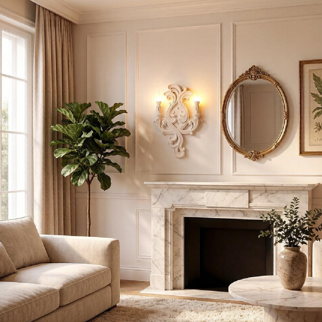Roco Plaster Wall Lamp 9
