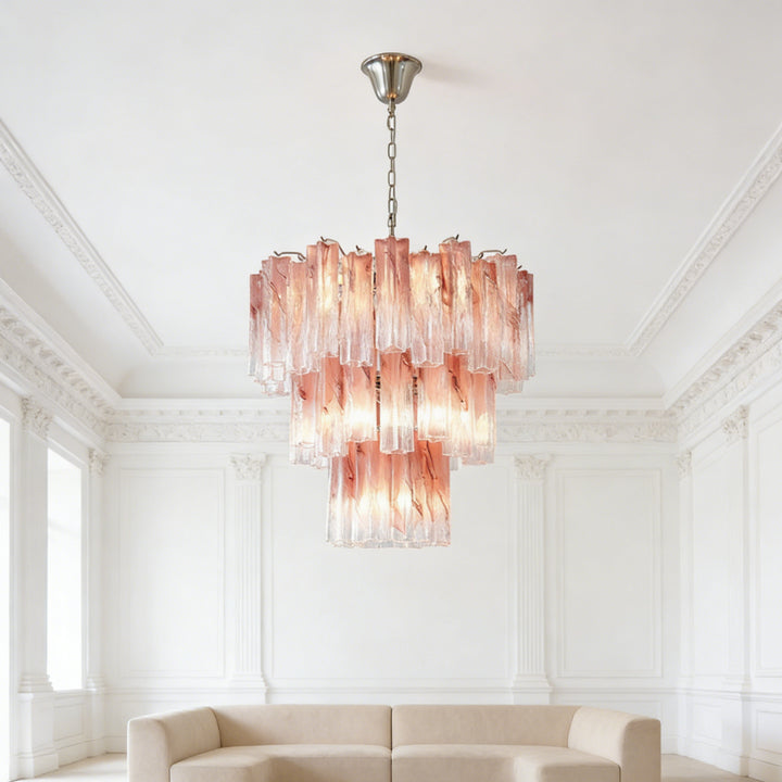 Rosata Murano Glass Chandelier 6