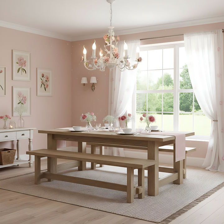 Rose Candle Chandelier 12