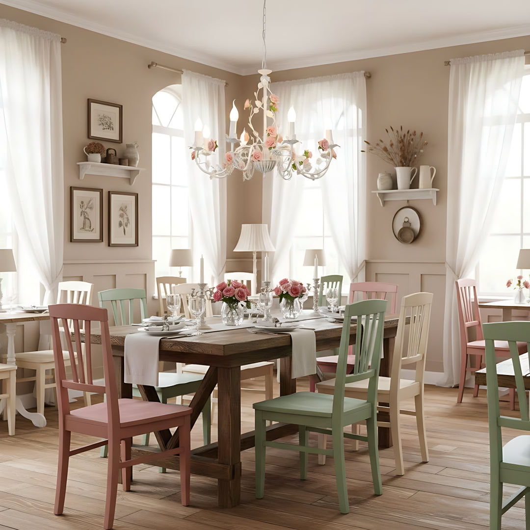 Rose Candle Chandelier 13