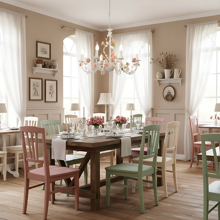 Rose Candle Chandelier 13