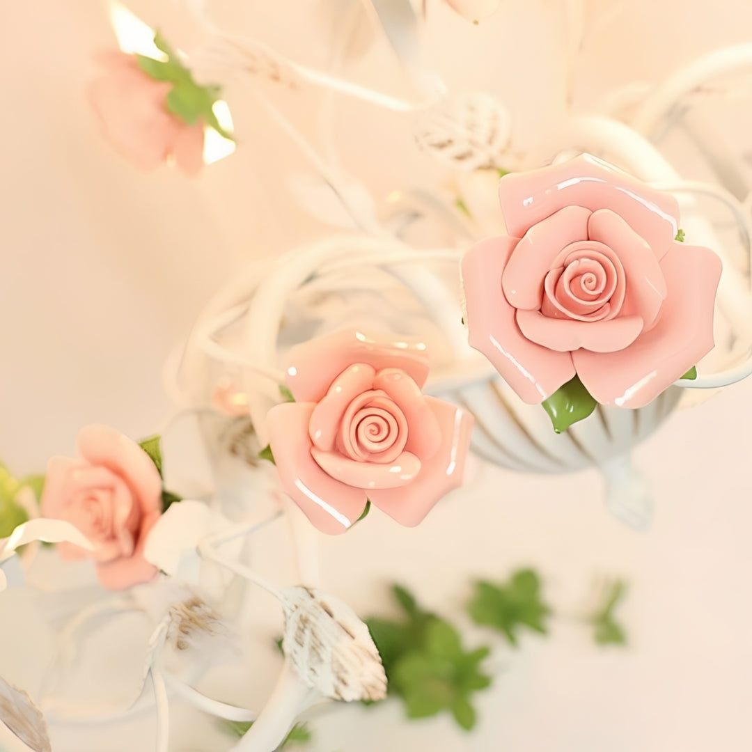 Rose Candle Chandelier 14