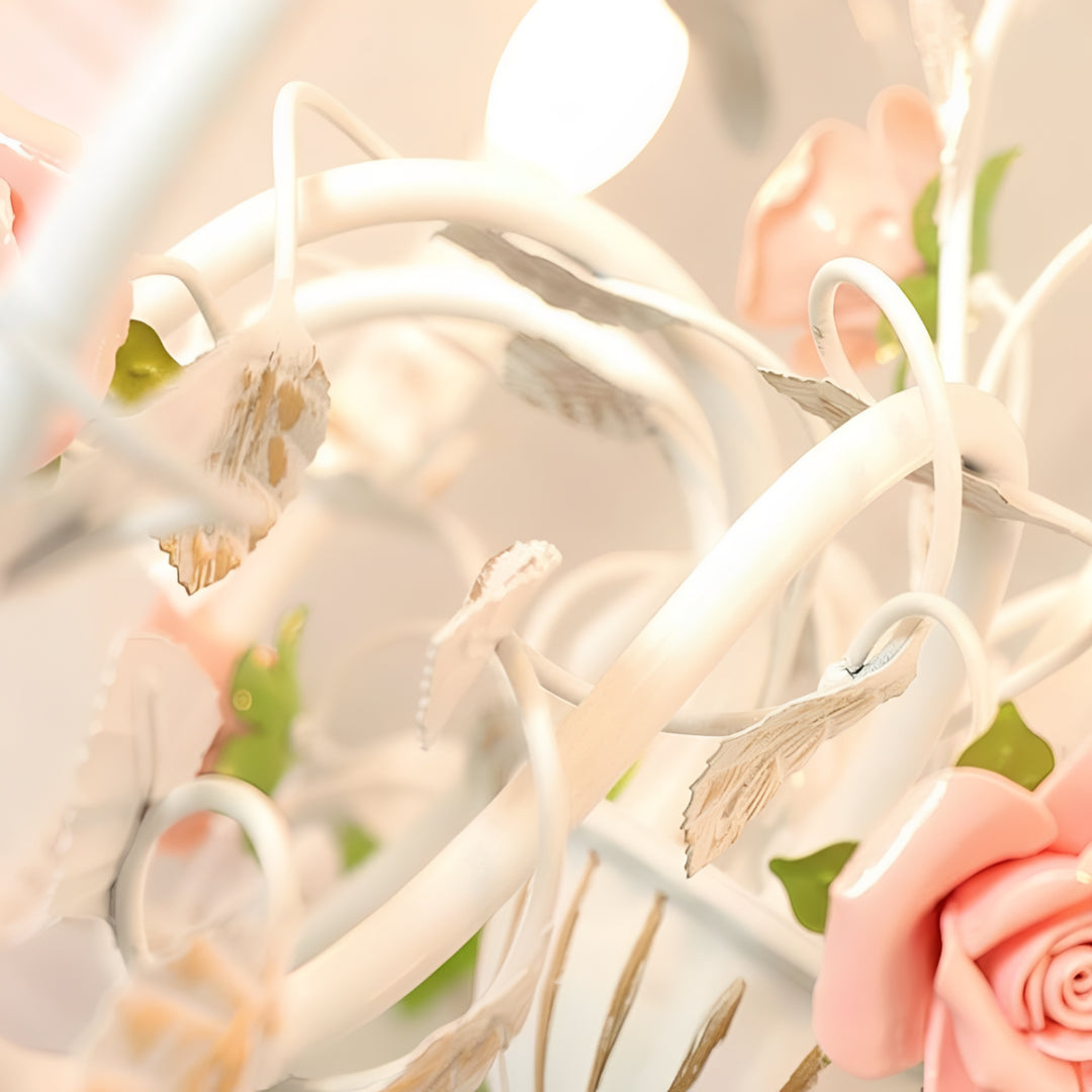 Rose Candle Chandelier 15