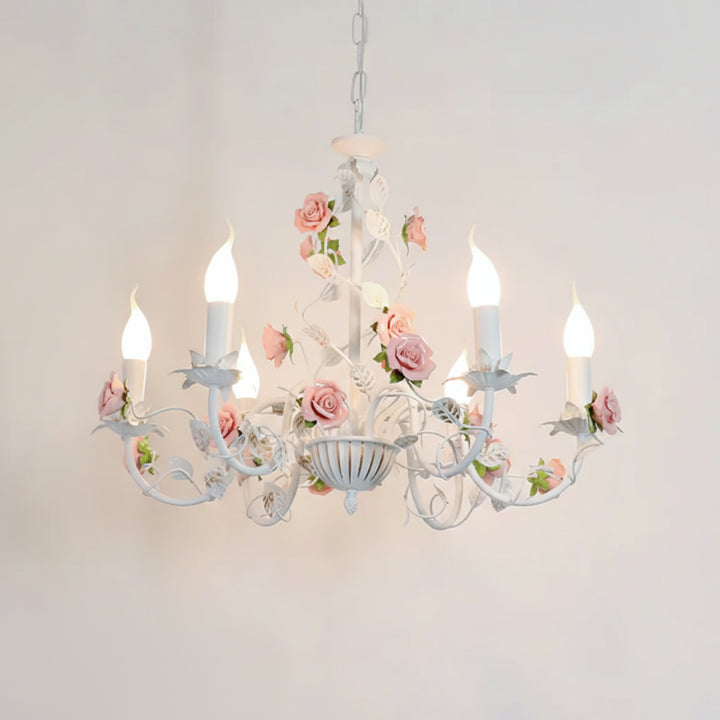 Rose Candle Chandelier 3