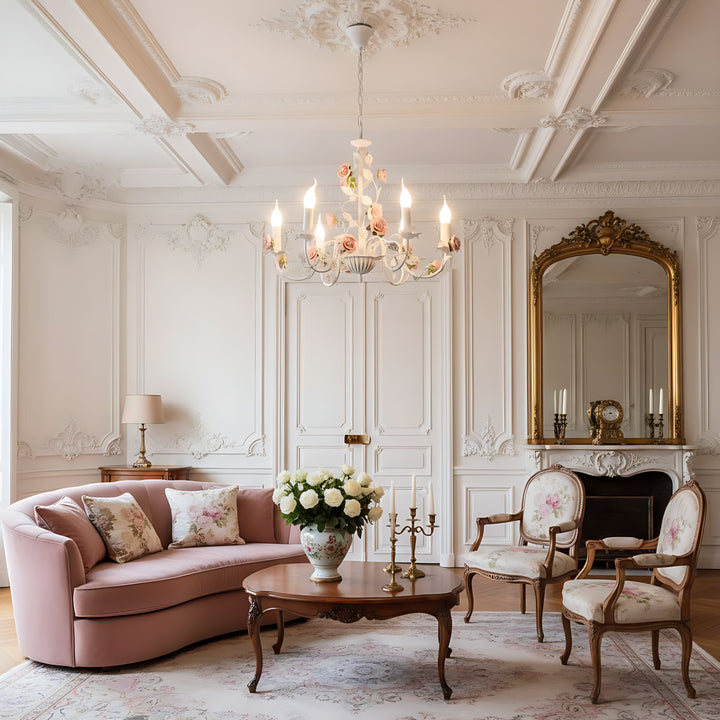 Rose Candle Chandelier 5