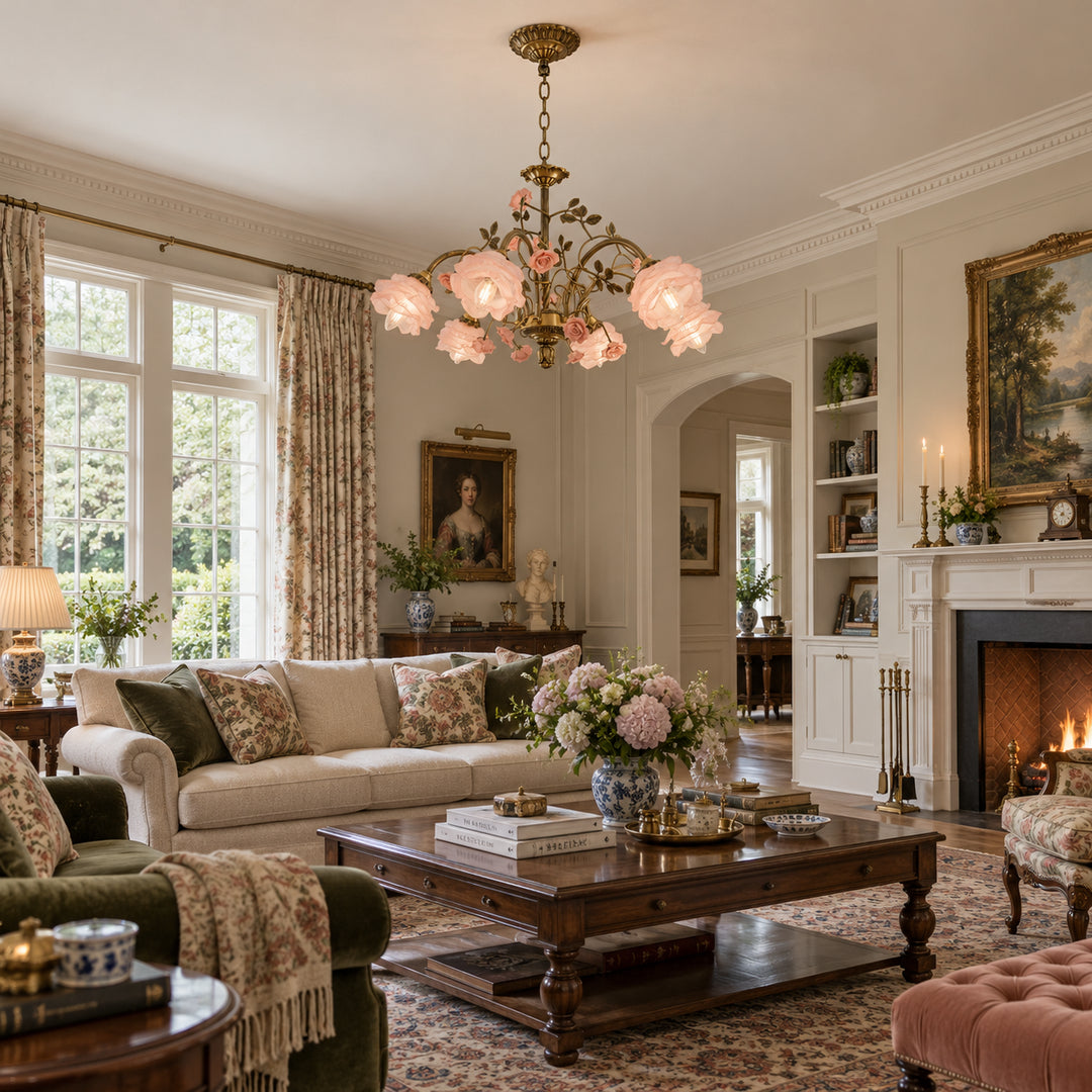 Rosmielle Floral Chandelier 1