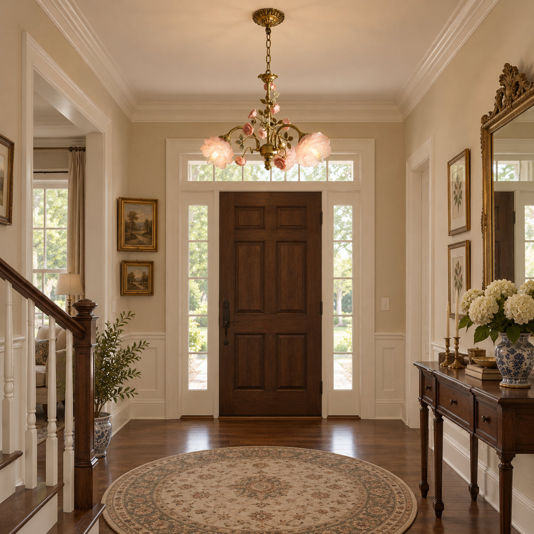 Rosmielle Floral Chandelier 12