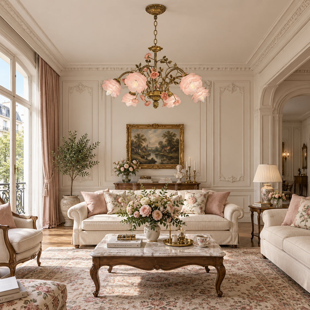 Rosmielle Floral Chandelier 13