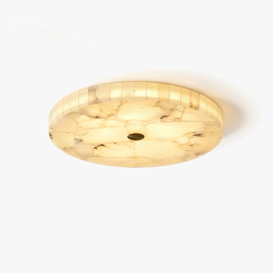 Round Alabaster Ceiling Lamp 1