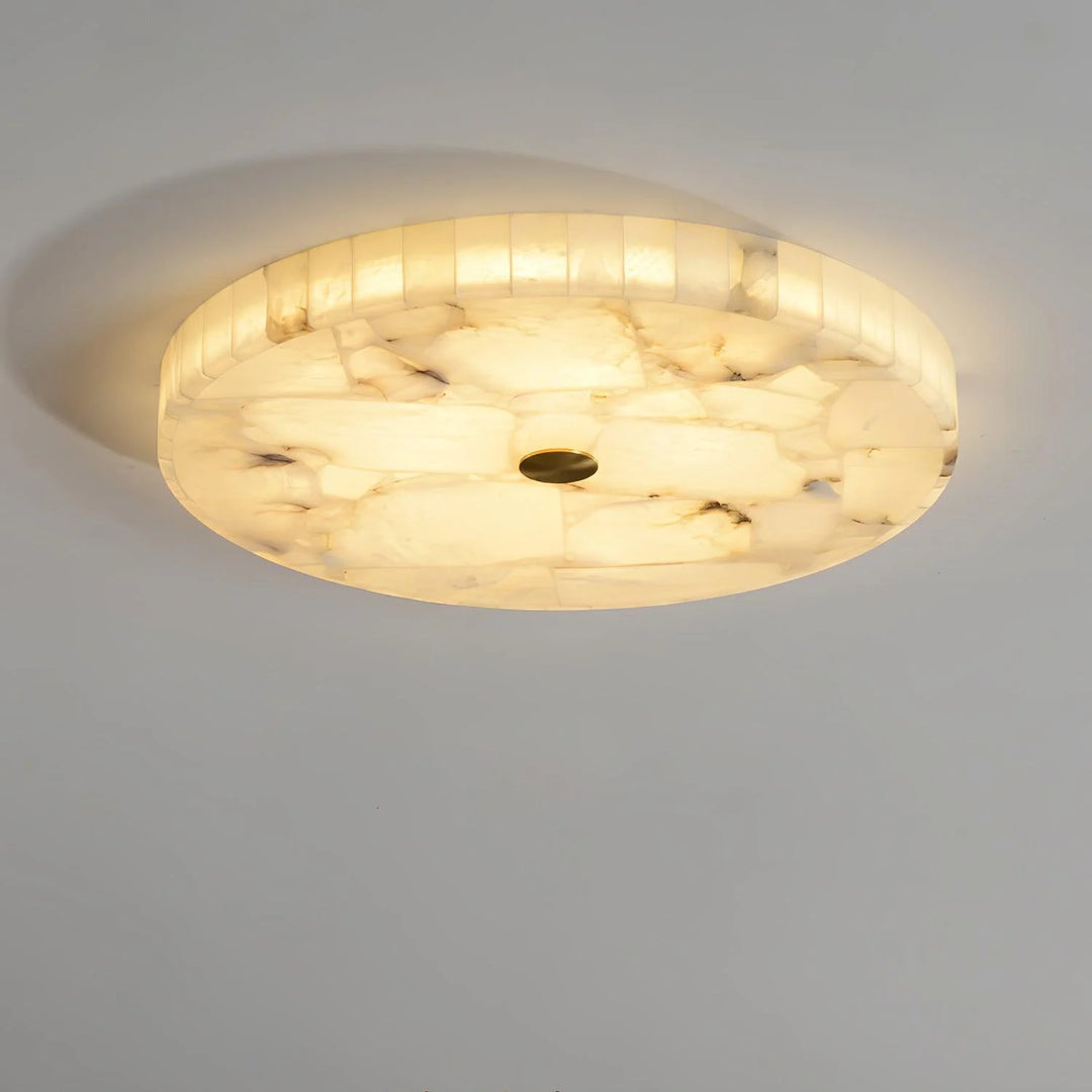 Round Alabaster Ceiling Lamp 19