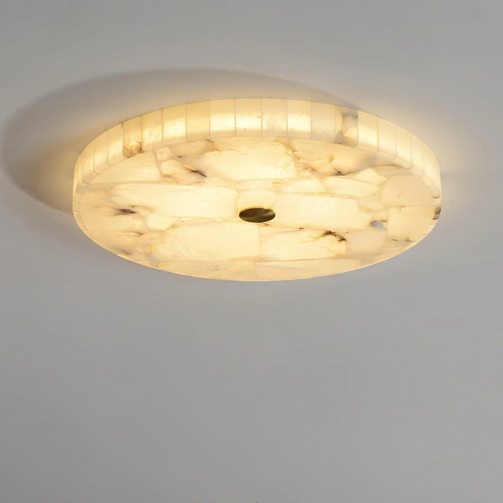 Round Alabaster Ceiling Lamp 19